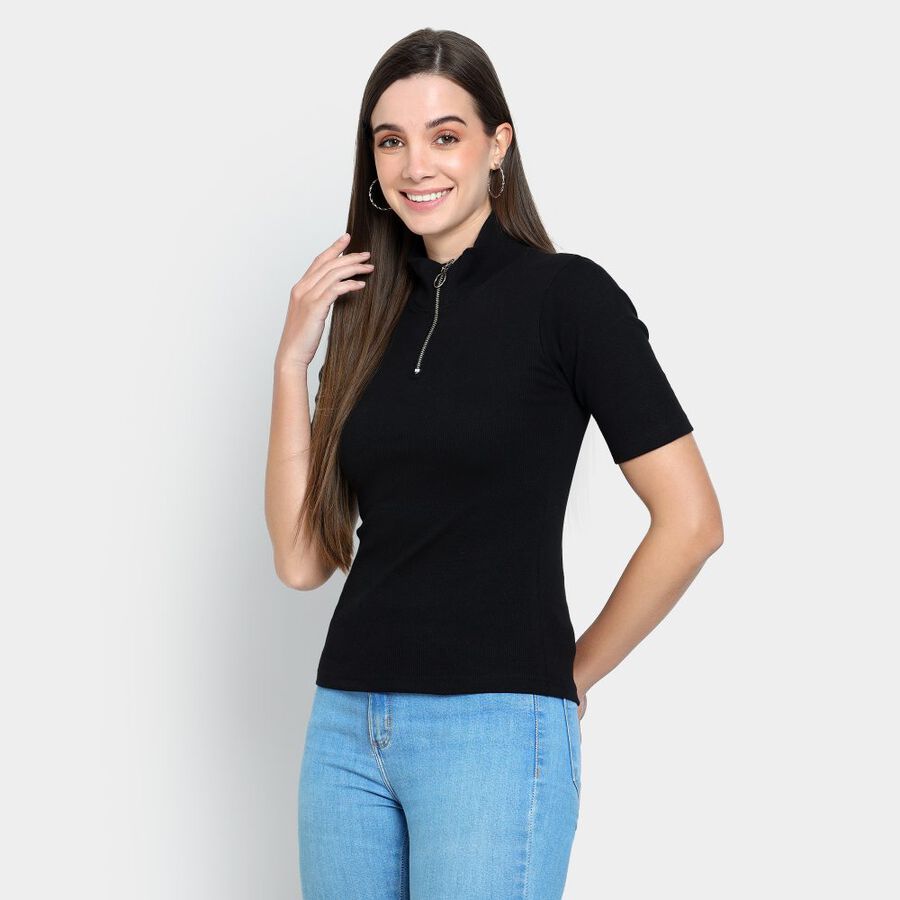 Ladies' Top, Black, large image number null